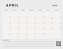 2026 AccesSurf Wall Calendar