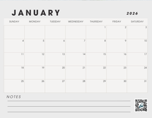 2026 AccesSurf Wall Calendar