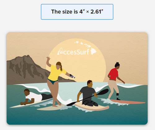 Sticker: Horizontal Adaptive Surfers